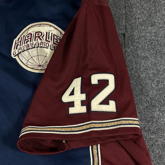 Vintage Y2K RARE Harlem Globetrotter 3XL Jersey Track Suit 50 Cent FUBU Platinum - Picture 4 of 12